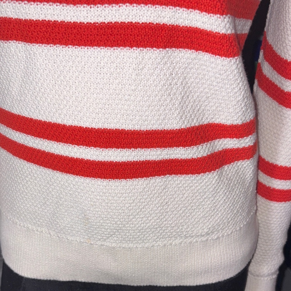 Banana Republic women’s Off-Shoulder nautical preppy long sleeve knit Sweater XS - Picture 8 of 12